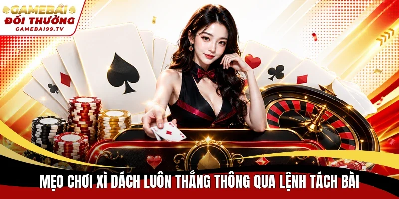 Mẹo chơi Xì Dách luôn thắng thông qua lệnh tách bài